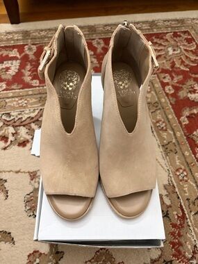 Vince Camuto Fareena Peep-Toe Ankle Booties
